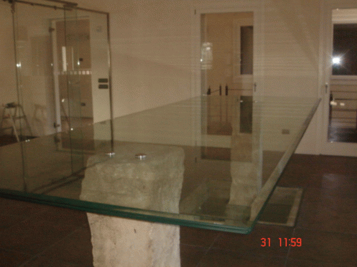 produzione vetrate isolanti di sicurezza porte tuttovetro tavoli in cristallo VETRERIA AURORA