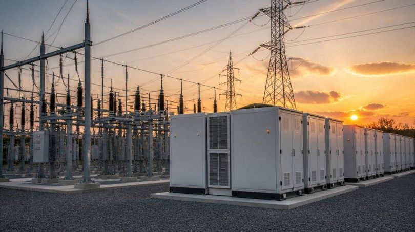 Sottostazione elettrica e sistemi di accumulo energetico collegati alla rete